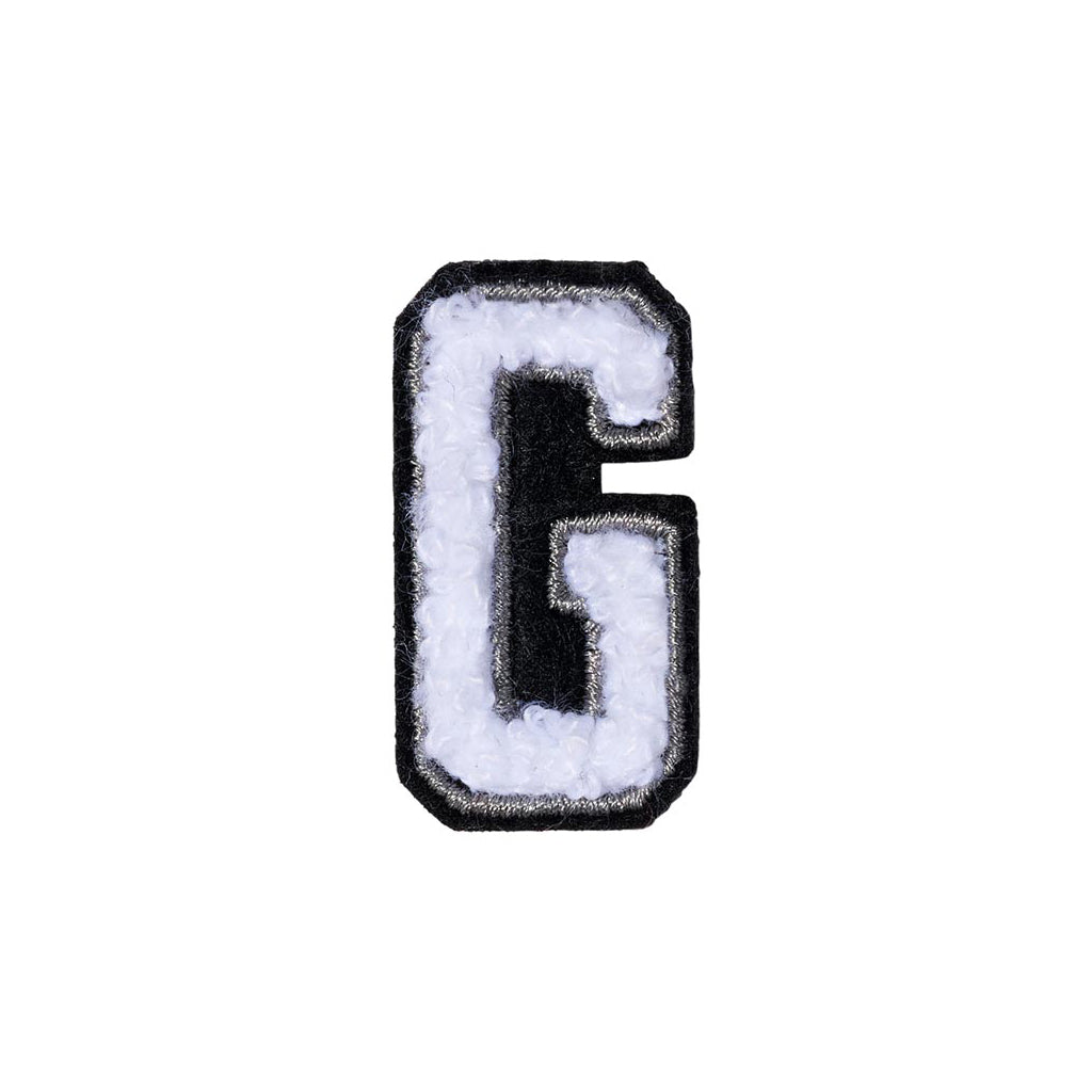 Letter G Patch – G Black/White