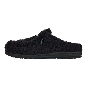 Wally Slipper – Cozy Black/Black