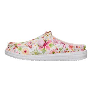 Wendy Slip Embroidered Floral – White/Multi